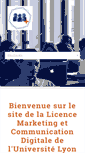 Mobile Screenshot of licence-marketing-digital.fr