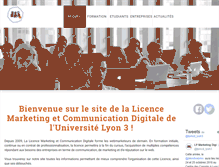 Tablet Screenshot of licence-marketing-digital.fr